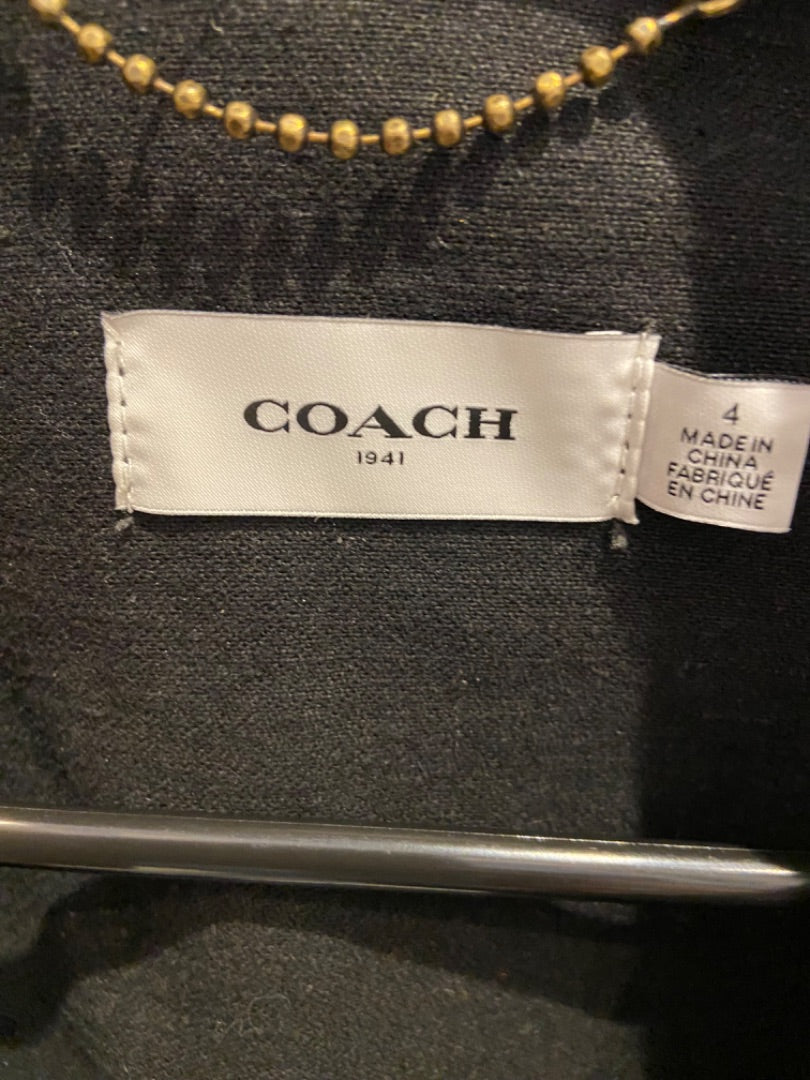 noir COACH jackets, 4