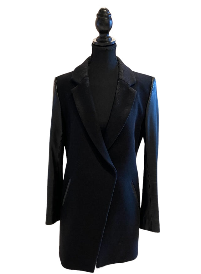 noir THEORY Manteau, Moyen