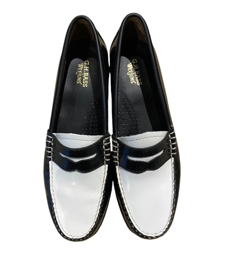 noir et blanc G.H. BASS WEEJUNS Chaussures, 7