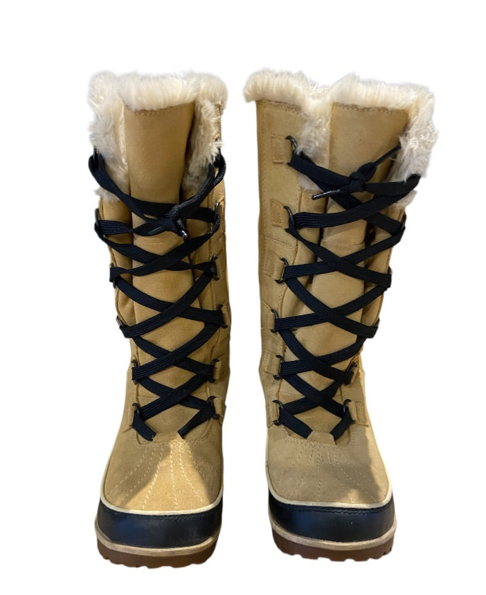 Beige et Noir SOREL bottes, 8