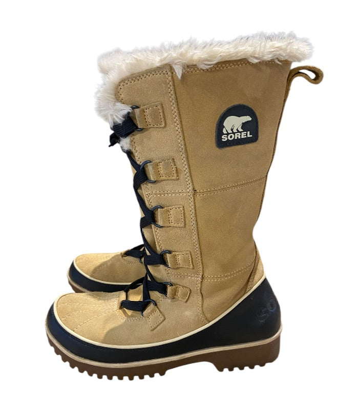 Beige et Noir SOREL bottes, 8