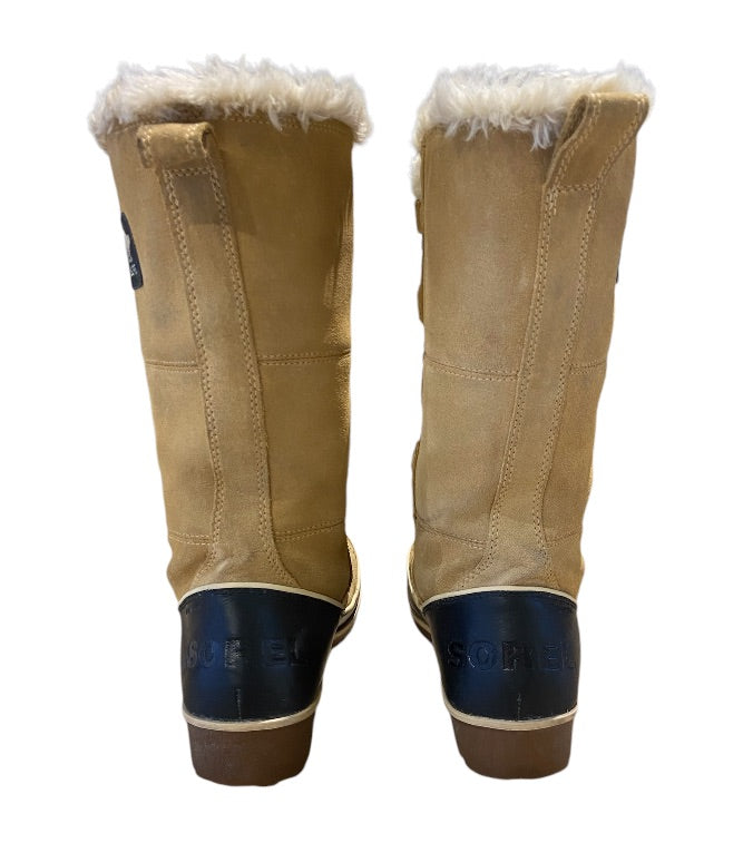 Beige et Noir SOREL bottes, 8