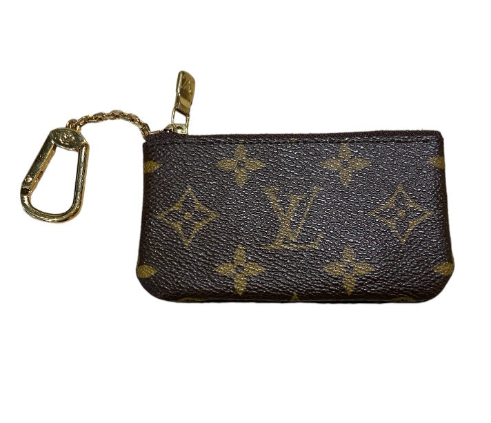 Brun et Beige LOUIS VUITTON portefeuilles, KEY POUCH