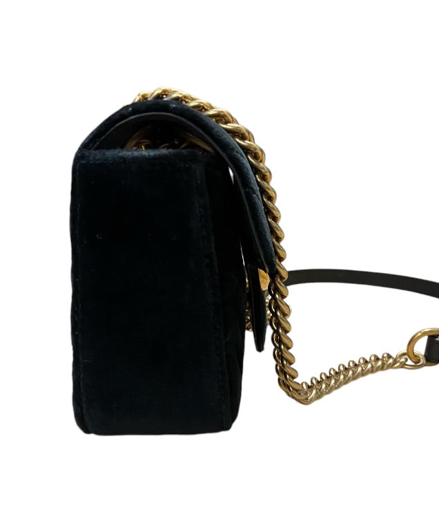 noir GUCCI Sacs, GG MARMONT VELVET