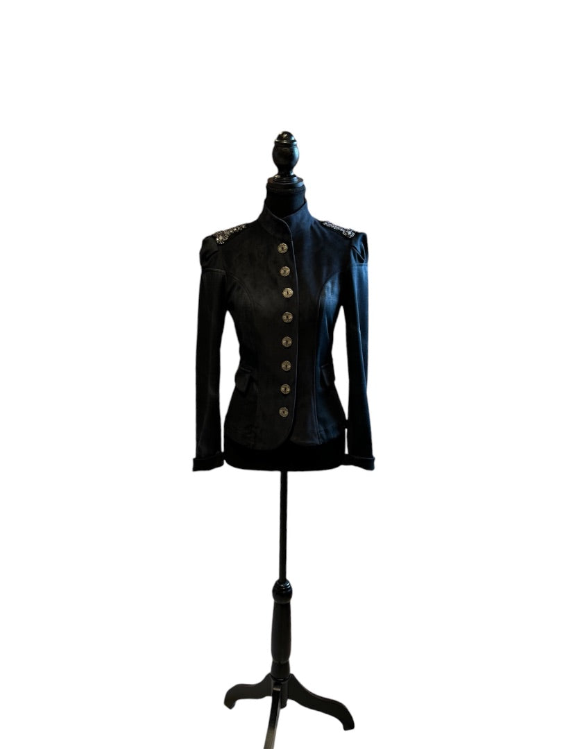 noir SAVE THE QUEEN Blazer, Tres Petit