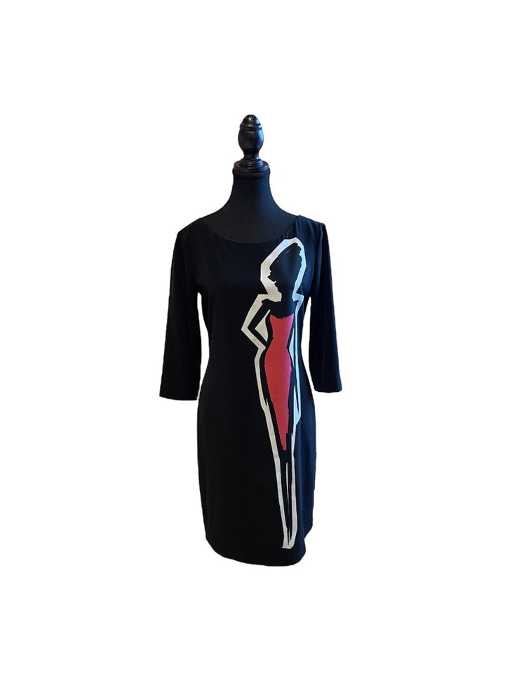 noir et rouge BOUTIQUE MOSCHINO Robes, Petit