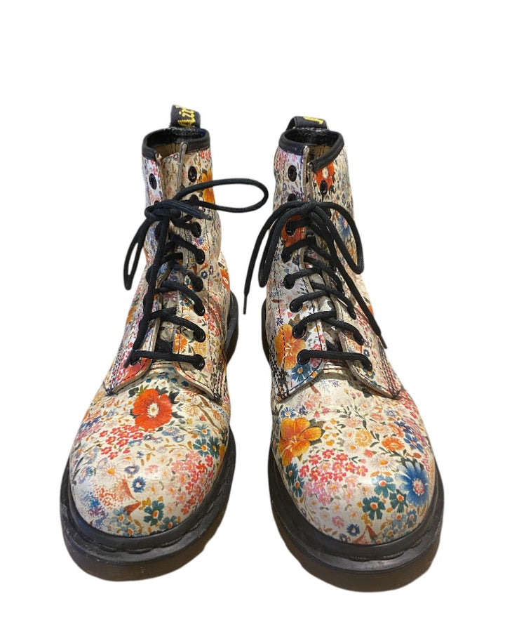 Florale DR. MARTENS BOTTES, 6