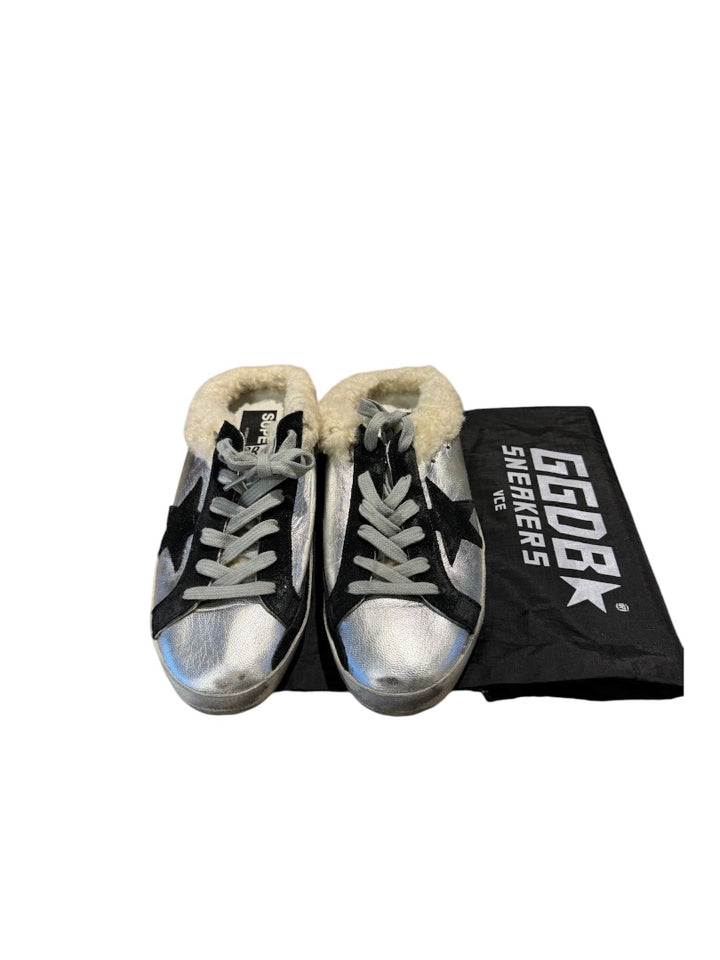 Chaussures GOLDEN GOOSE argentées, 8