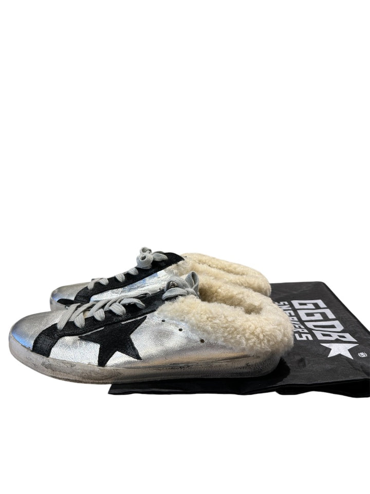 Chaussures GOLDEN GOOSE argentées, 8