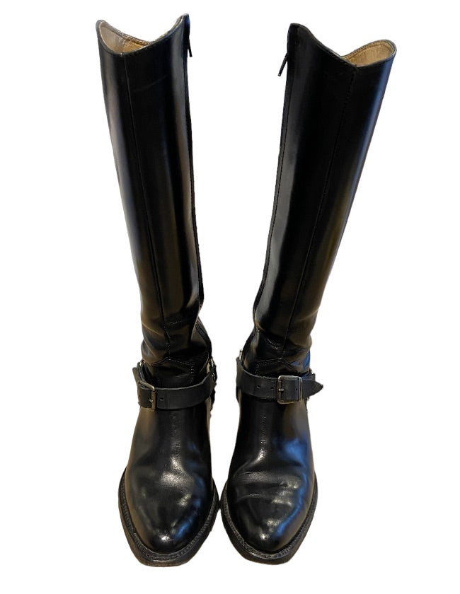 Noir et Argent Vintage BOTTES, 6