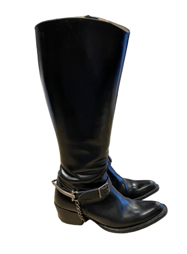 BOTTES Vintage Noir et Argent, 6