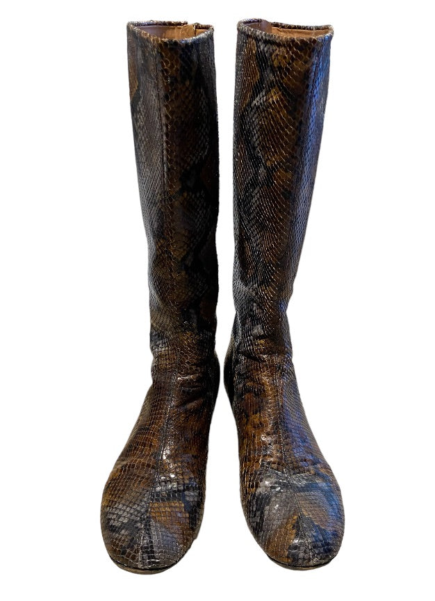 snakeskin DRIES VAN NOTEN BOTTES