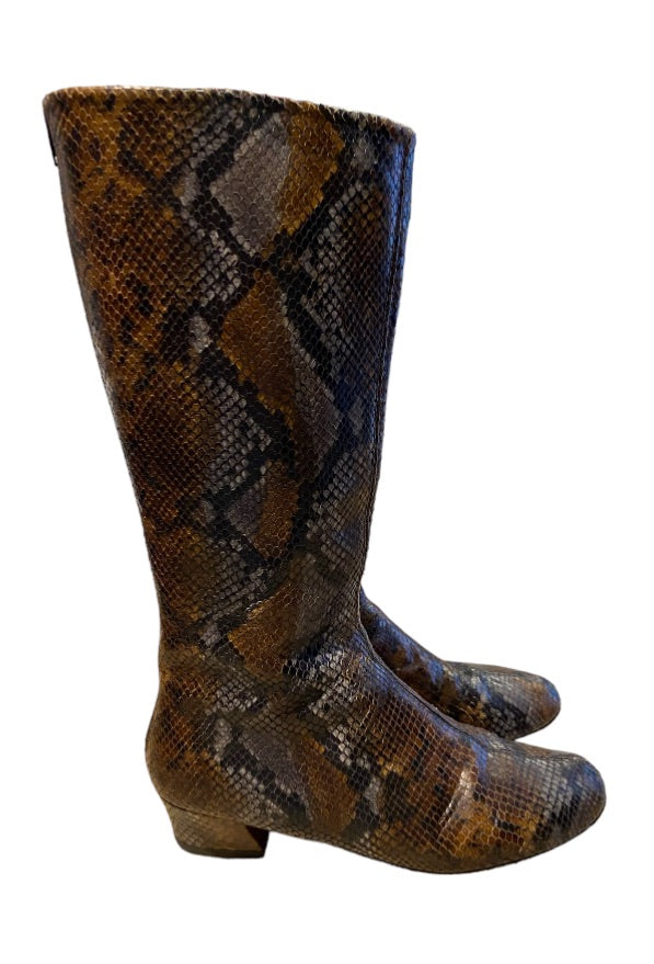 snakeskin DRIES VAN NOTEN BOTTES