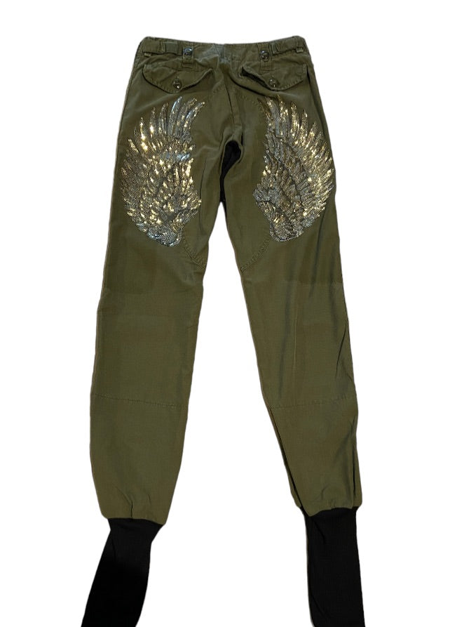 Vert Khaki 88 QUEEN Pantalons, Petit