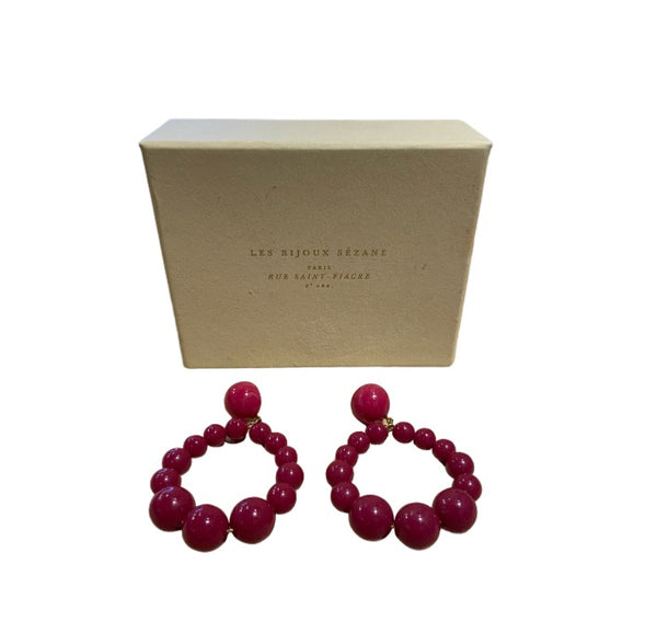 RASPBERRY SEZANE Boucles d'oreilles