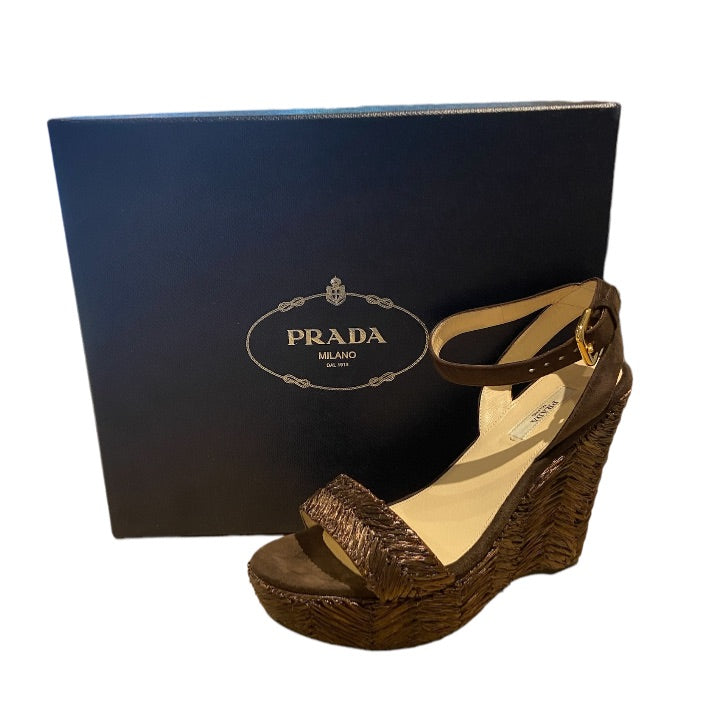 Brun PRADA Chaussures, 37.5