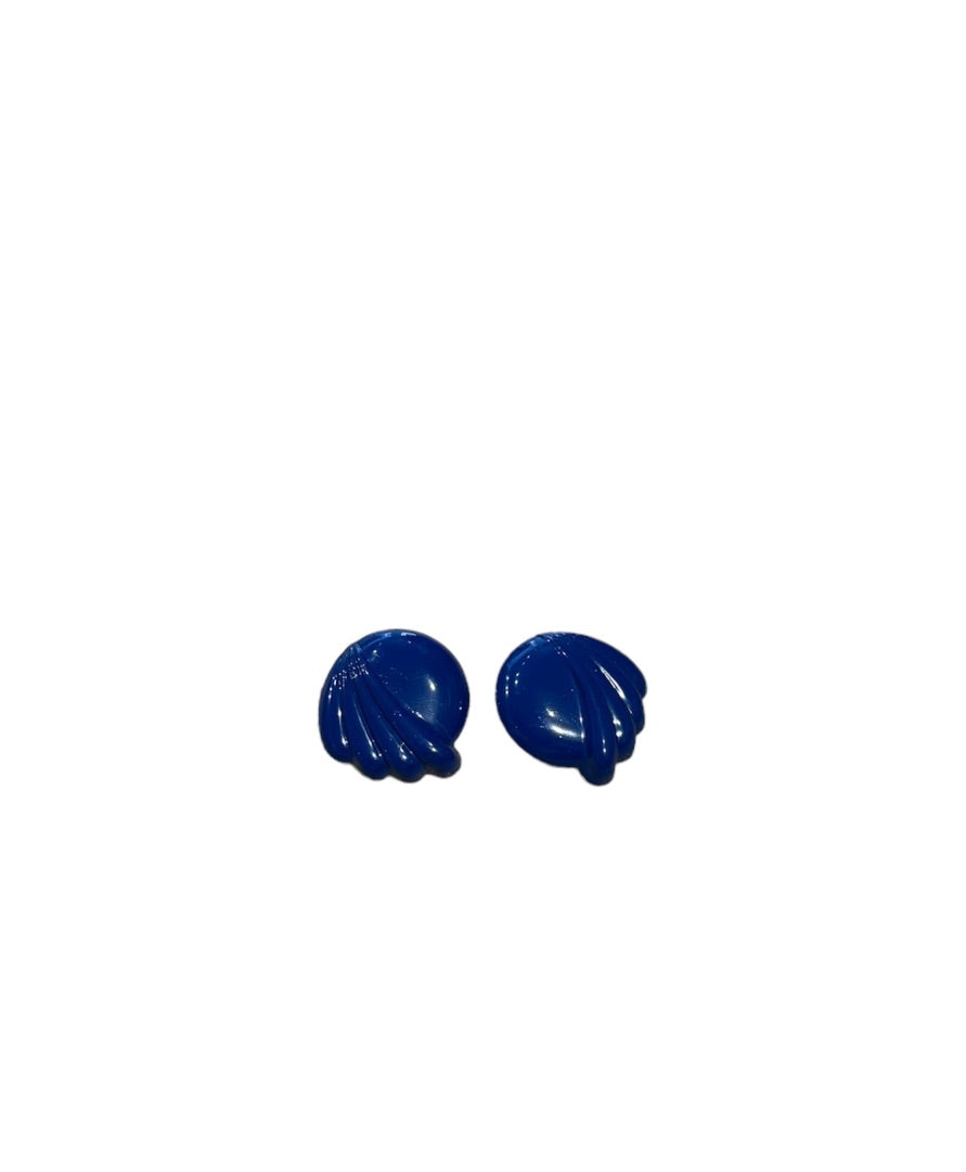Bleu VINTAGE 259 Boucles d'oreilles