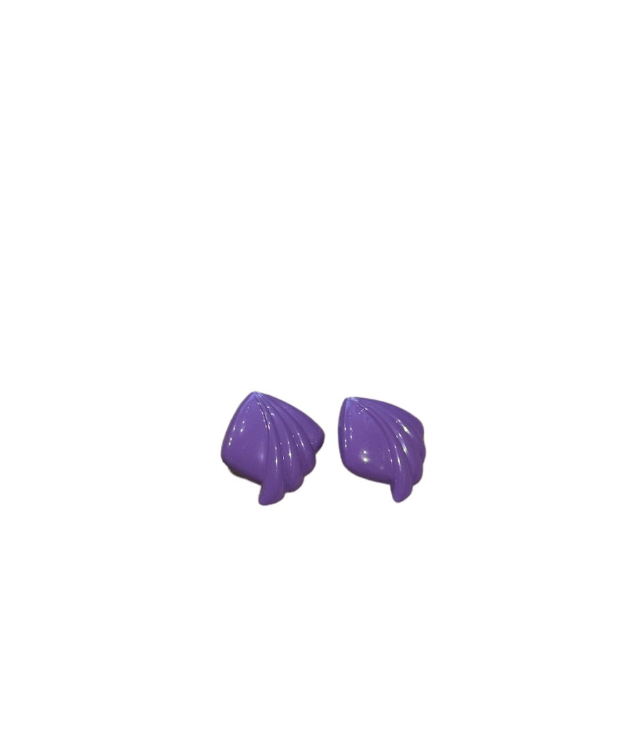 mauve VINTAGE 274 Boucles d'oreilles