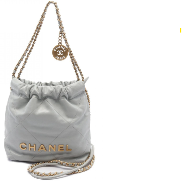 Blanc CHANEL Sacs, MINI DRAWSTRING